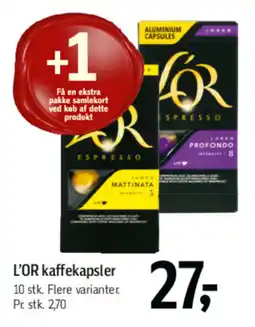Føtex L'OR Kaffekapsler tilbud