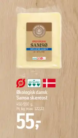 Føtex Økologisk dansk Samsø skæreost tilbud