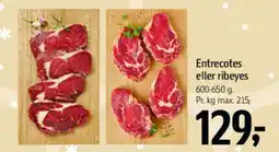 Føtex Entrecotes eller ribeyes tilbud