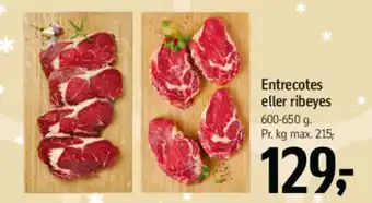 Føtex Entrecotes eller ribeyes tilbud