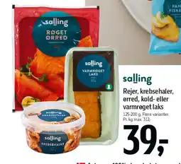 Føtex Rejer, krebsehaler, ørred, kold- eller varmrøget laks tilbud