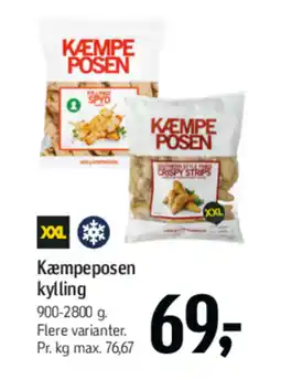 Føtex Kæmpeposen kylling tilbud