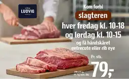 Føtex Og få håndskåret entrecote eller rib eye tilbud