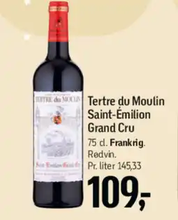 Føtex TERTRE DU MOULIN Saint-émilion grand cru tilbud