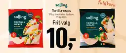 Føtex Tortilla wraps tilbud