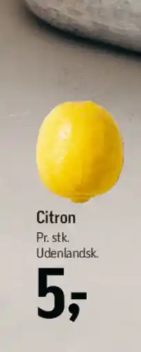 Føtex Citron tilbud