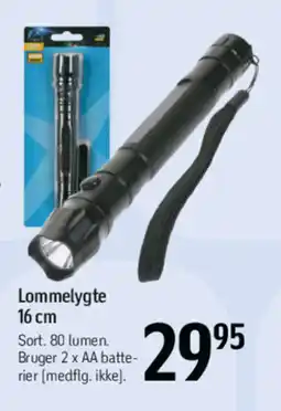 Føtex Lommelygte 16 cm tilbud