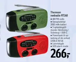 Føtex Thomson nodradio rt260 tilbud