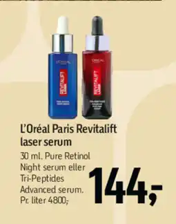 Føtex L'ORÉAL Paris revitalift laser serum tilbud