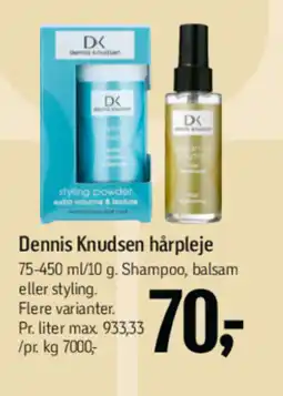 Føtex DENNIS KNUDSEN Hårpleje tilbud