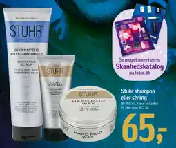 Føtex STUHR Shampoo eller styling tilbud