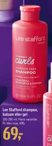Føtex LEE STAFFORD Shampoo. balsam eller gel tilbud