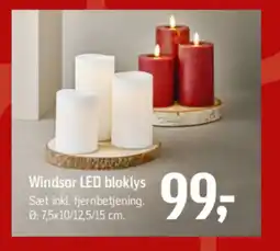 Føtex Windsor led bloklys tilbud