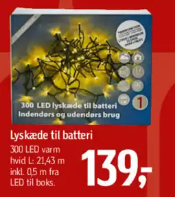 Føtex Lyskæde til batteri tilbud