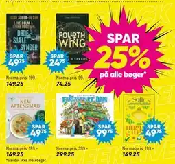 Bilka Spar 25% på alle bøger tilbud