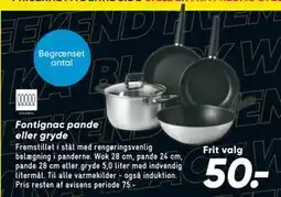 Bilka Fontignac pande eller gryde, DKK 50 tilbud