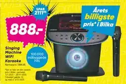 Bilka Singing Machine WiFi Karaoke, DKK 888 tilbud