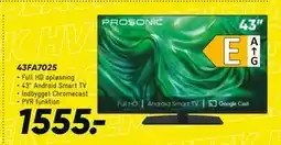 Bilka PROSONIC 43FA7025, DKK 1555 tilbud
