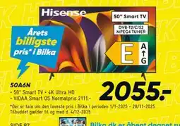 Bilka Hisense 50A6N, DKK 2055 tilbud