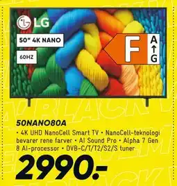 Bilka LG 50NANO80A, DKK 2990 tilbud