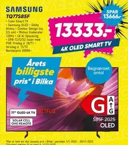 Bilka SAMSUNG TQ77S85F, DKK 13333 tilbud