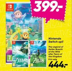 Bilka Nintendo Switch spil, DKK 444 tilbud