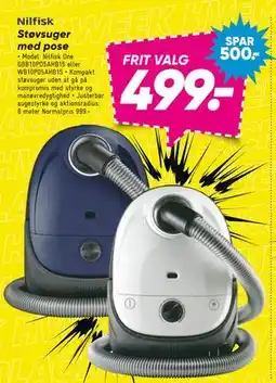 Bilka Støvsuger med pose, DKK 499 tilbud