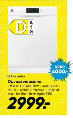 Bilka Opvaskemaskine, DKK 2999 tilbud