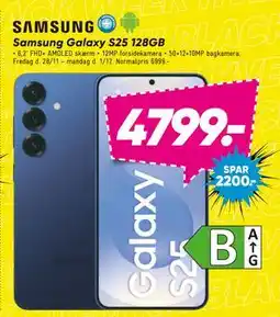 Bilka Samsung Galaxy S25 128GB, DKK 4799 tilbud
