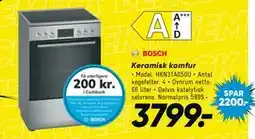 Bilka Keramisk komfur, DKK 3799 tilbud