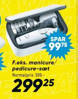 Bilka manicure/ pedicure-sæt, DKK 299.25 tilbud