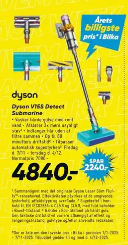 Bilka Dyson V15S Detect Submarine, DKK 4840 tilbud