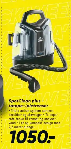 Bilka SpotClean plus tæppe-/pletrenser, DKK 1050 tilbud