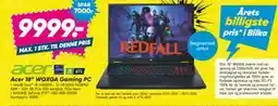 Bilka Acer 18” WQXGA Gaming PC, DKK 9999 tilbud