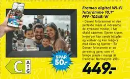Bilka Frameo digital Wi-Fi fotoramme 10,1” PFF-1024B/W, DKK 449 tilbud
