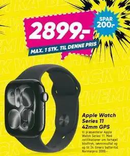 Bilka Apple Watch Series 11 42mm GPS, DKK 2899 tilbud