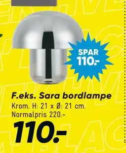 Bilka Sara bordlampe, DKK 110 tilbud
