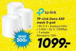 Bilka TP-Link Deco X20 mesh 3-pak, DKK 1099 tilbud