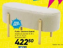 Bilka Leonora bænk, DKK 422.5 tilbud