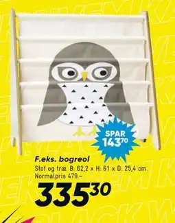 Bilka bogreol, DKK 335.3 tilbud