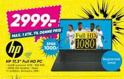 Bilka HP 17,3” Full HD PC, DKK 2999 tilbud