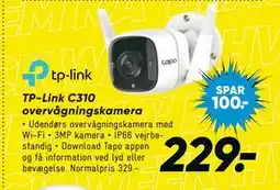Bilka TP-Link C310 overvågning, DKK 229 tilbud
