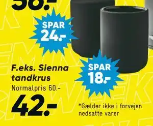 Bilka Sienna tandkrus, DKK 42 tilbud