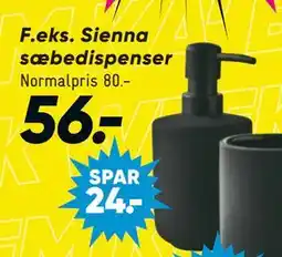 Bilka Sienna sæbedispenser, DKK 56 tilbud