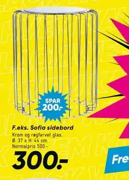 Bilka Sofia sidebord, DKK 300 tilbud