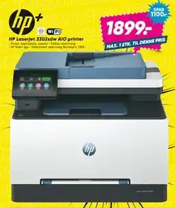 Bilka HP Laserjet 3302sdw AIO printer, DKK 1899 tilbud