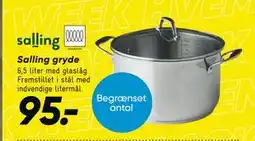 Bilka Salling gryde, DKK 95 tilbud