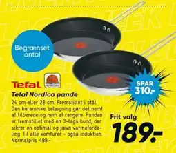 Bilka Tefal Nordica pande, DKK 189 tilbud