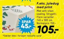 Bilka juledug med print, DKK 105 tilbud