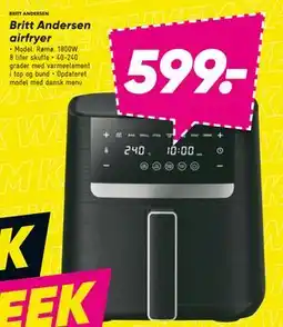 Bilka Britt Andersen airfryer, DKK 599 tilbud
